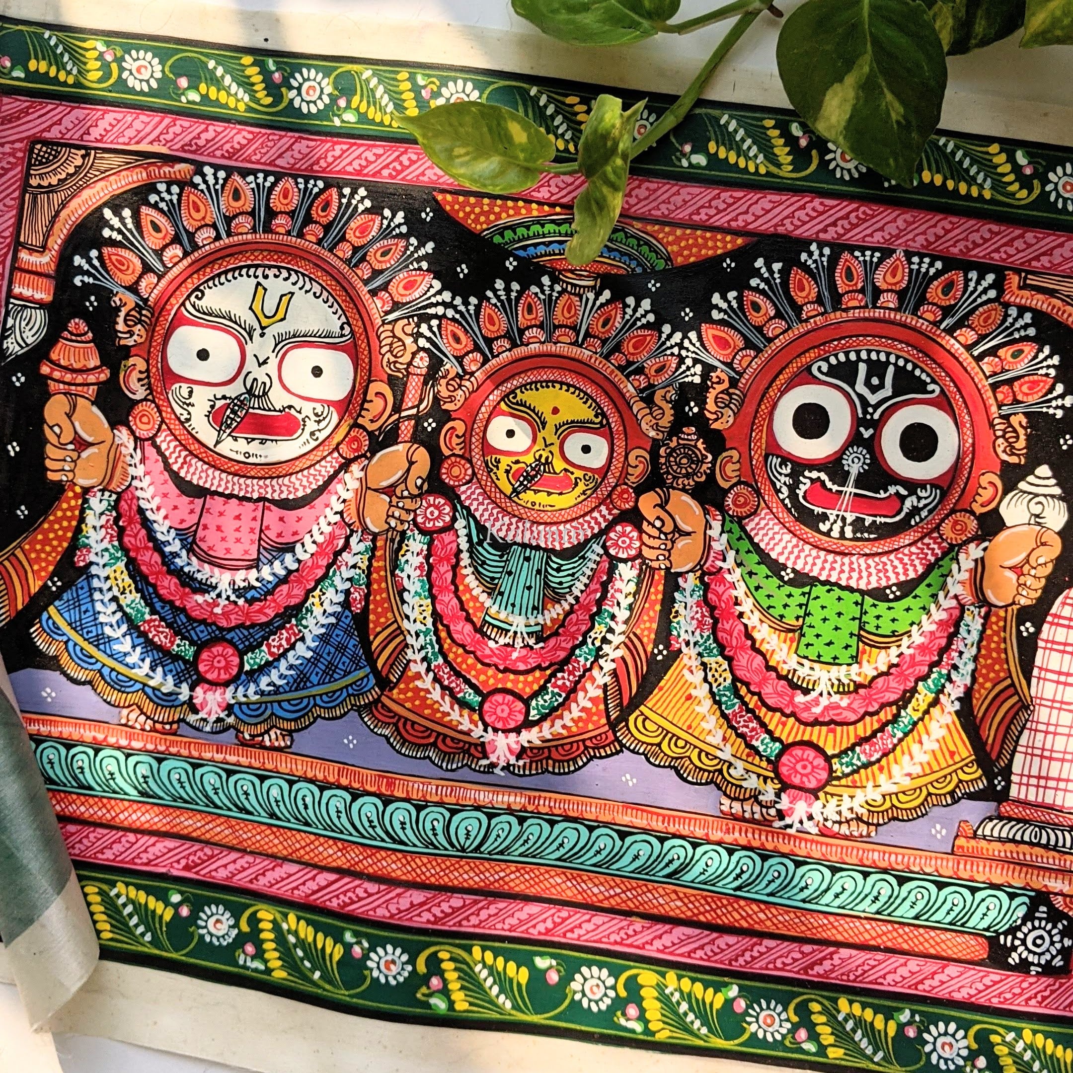 Lord Jagannath Handpainted Pattachitra Kalantir