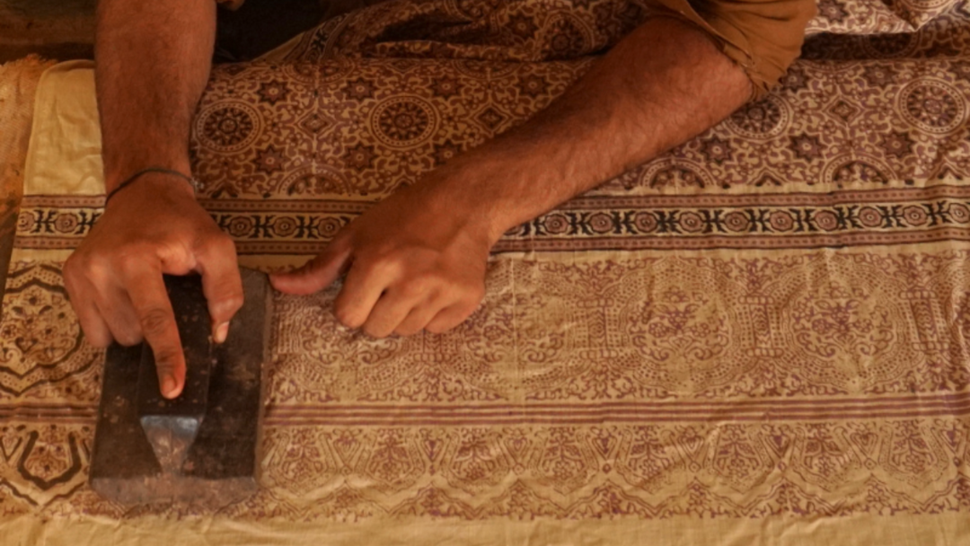 Ajrakh Block Print