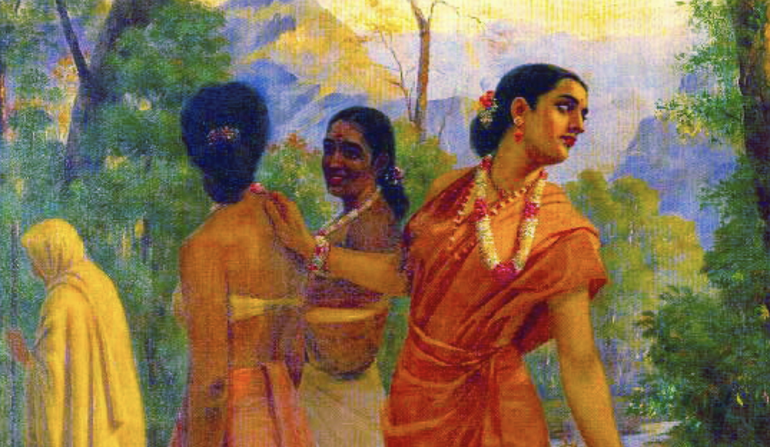Shakuntala by Raja Ravi Varma
