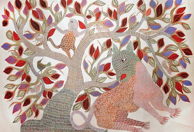 gond tribal art - jangarh singh shayam