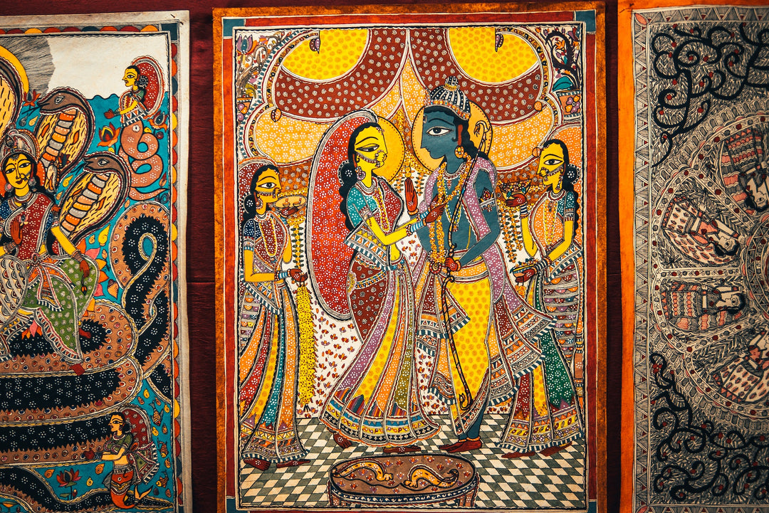Sita-Ram Madhubani Paintings Collection Image