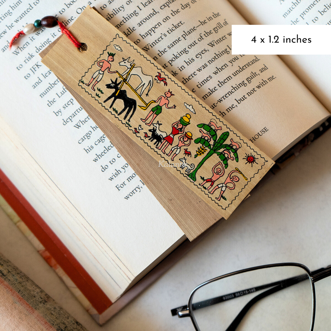 Colorful Old Village Life Bookmark