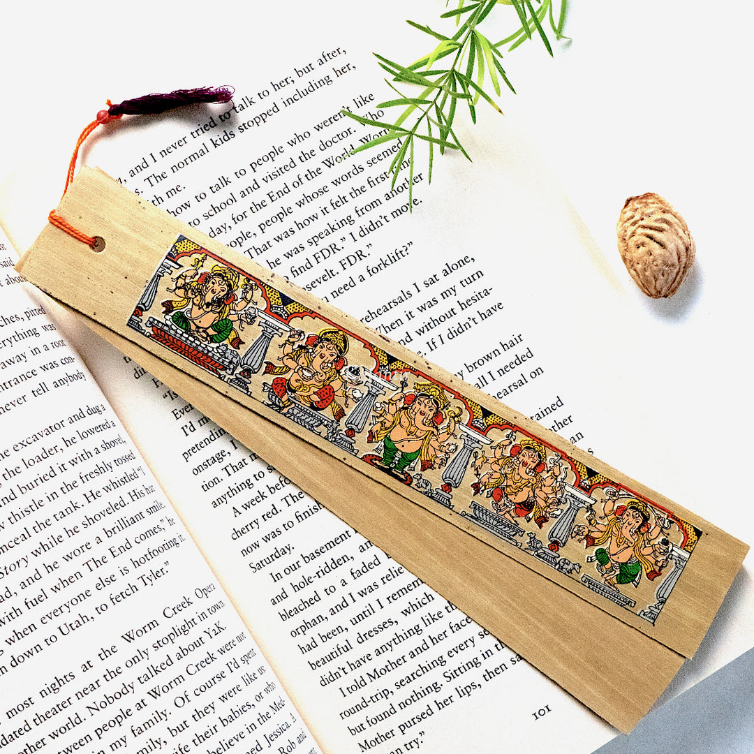 Ganesha Palm Leaf Bookmark