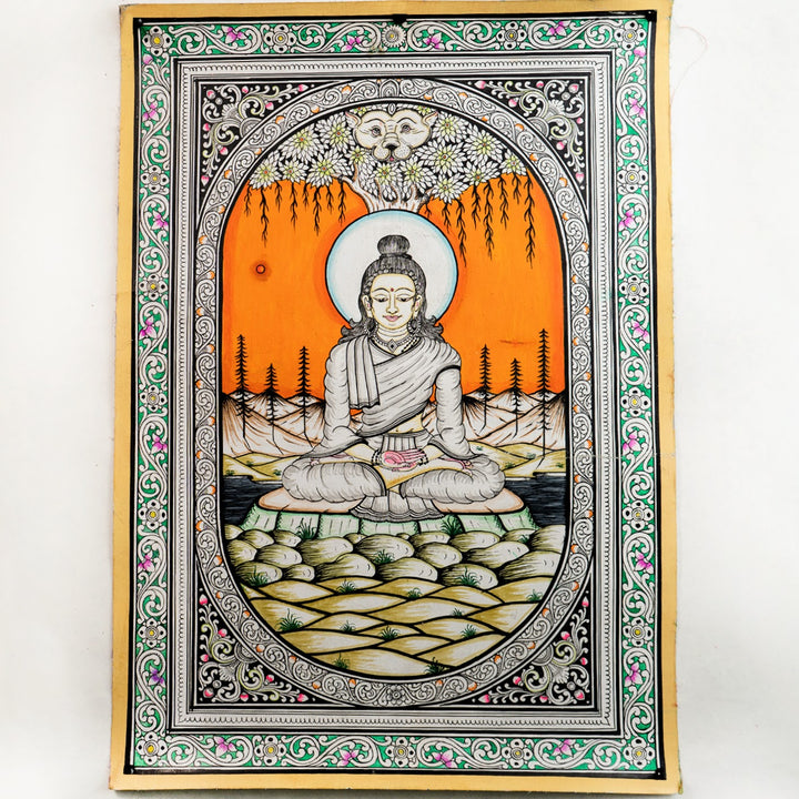 Gautam Buddha Pattachitra Painting