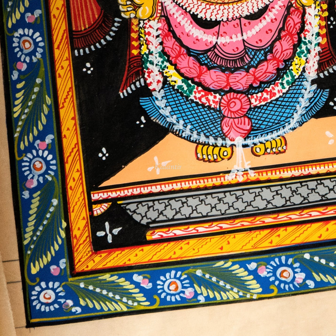 Pattachitra Border Pattern Lord Jagannath | Hand-painted Pattachitra – Kalantir