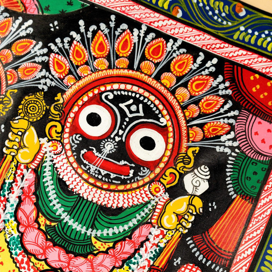 Hand-painted Pattachitra of Lord Jagannath – Kalantir