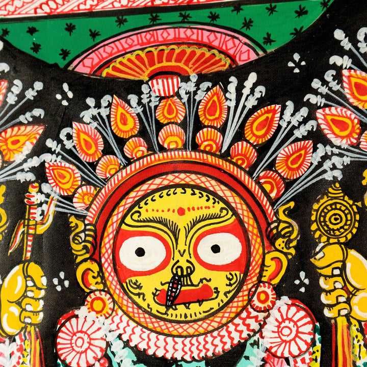 Hand-painted Pattachitra of Lord Jagannath