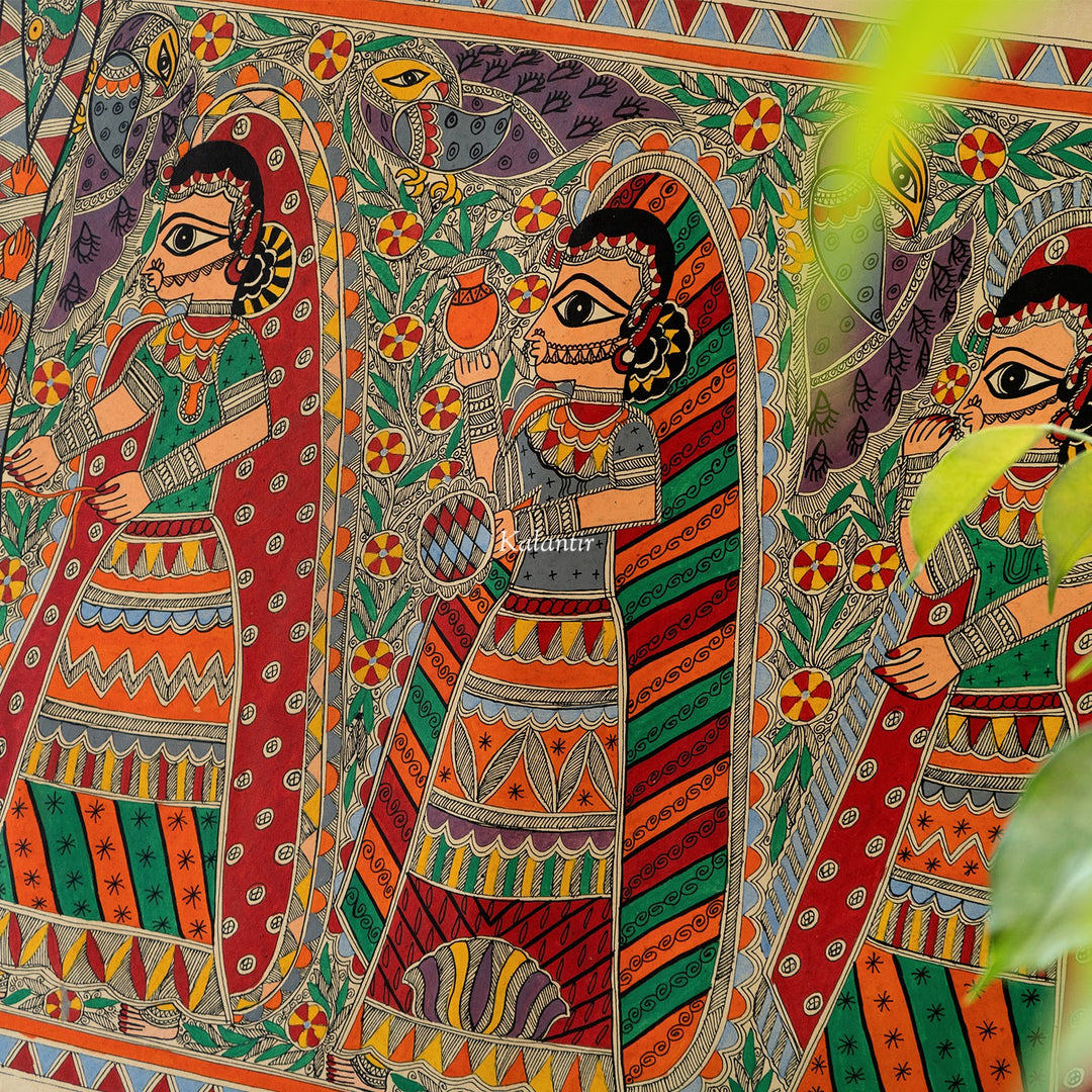 Vat Savitri Puja Madhubani Painting