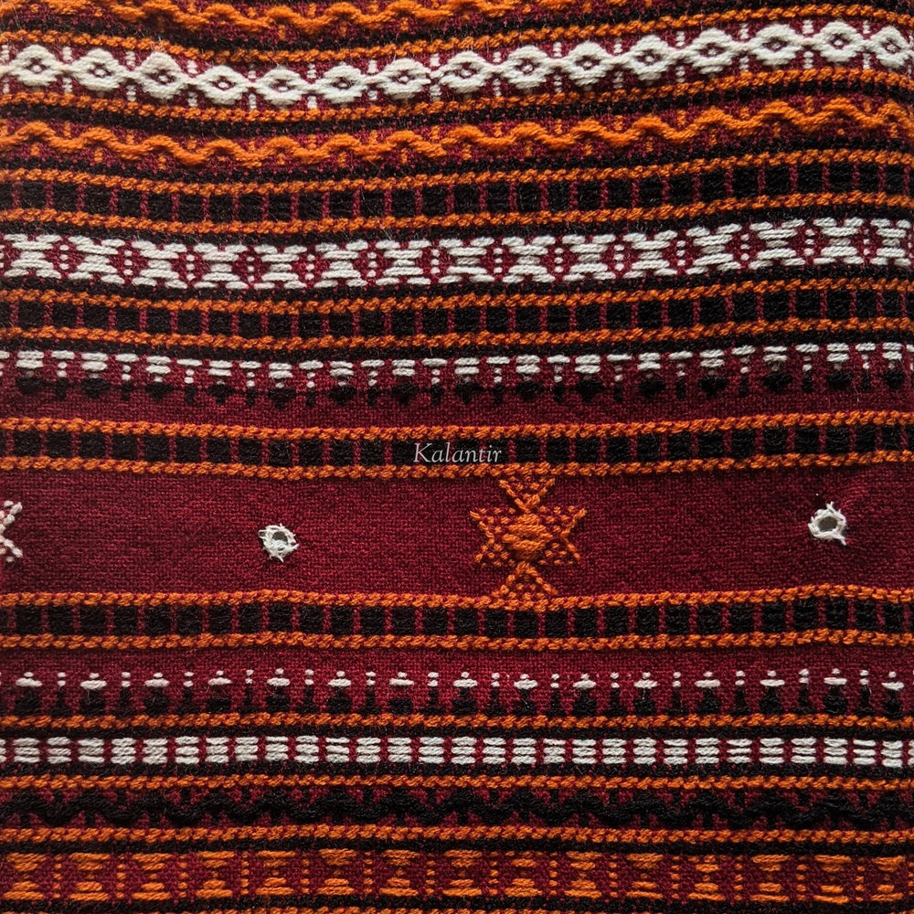 Closer view of Kutchi Shawl Embroidery