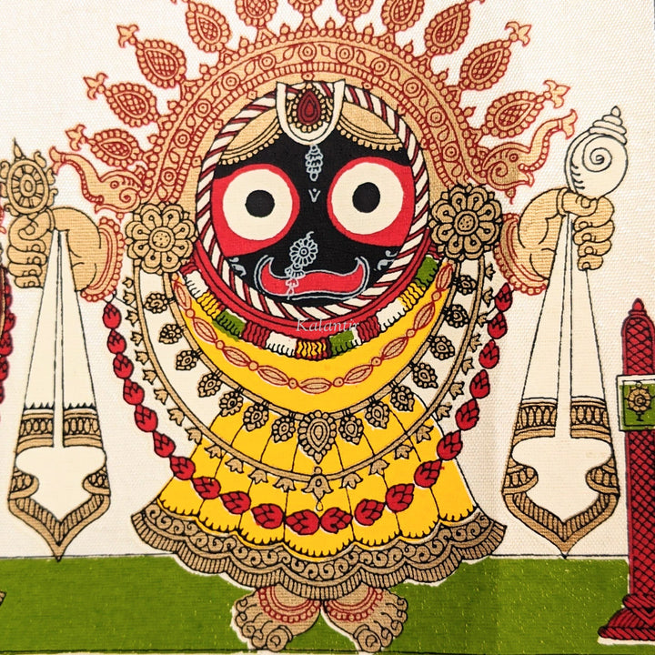 Lord Jagannath Pattachitra | Silk Print