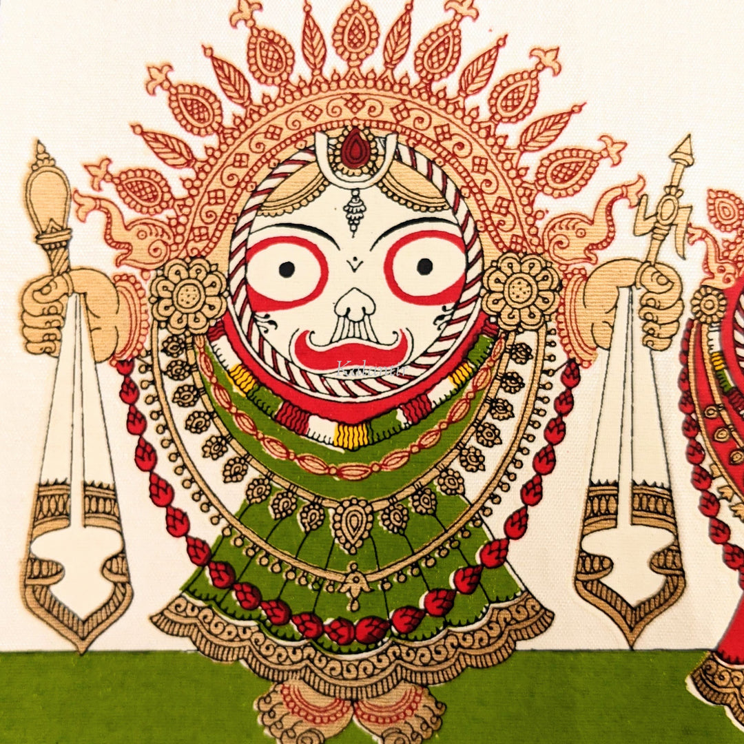 Lord Jagannath Pattachitra | Silk Print